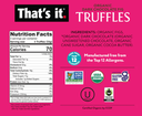 That's It Dark Chocolate Fig Truffles 3.5oz.