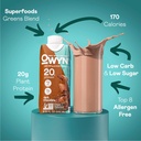 Owyn Plant Based Dark Chocolate Protein Shake 11.14oz.