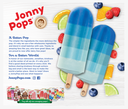 Jonny Pops Organic Blue Wave Ice Pops 14.8oz.