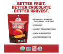 Mavuno Harvest Organic Dark Chocolate Dried Mango 3oz.