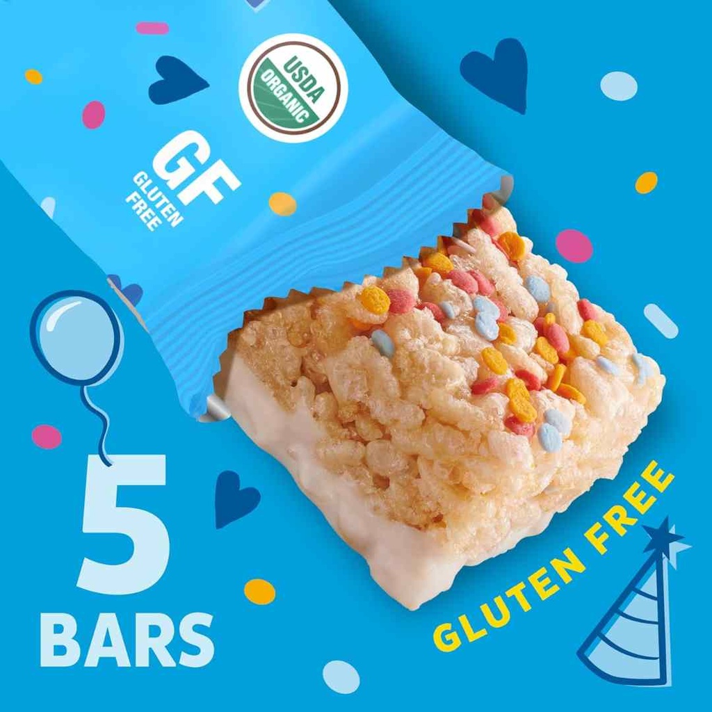 Annie's Organic Crispy Birthday Cake Snack Bars 3.9oz