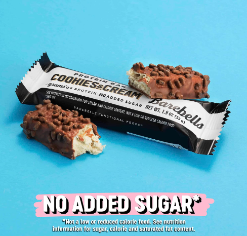 Barebells Cookies & Cream Protein Bar 1.94oz.