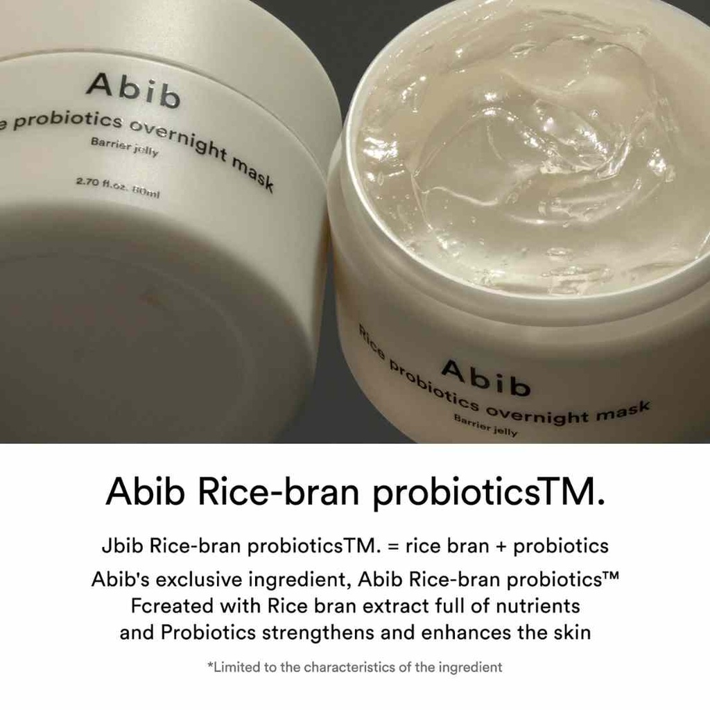 Abib Overnight Rice Probiotics Barrier Jelly Mask 80ml