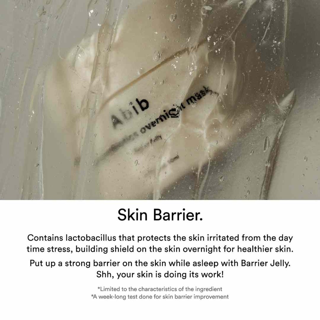 Abib Overnight Rice Probiotics Barrier Jelly Mask 80ml