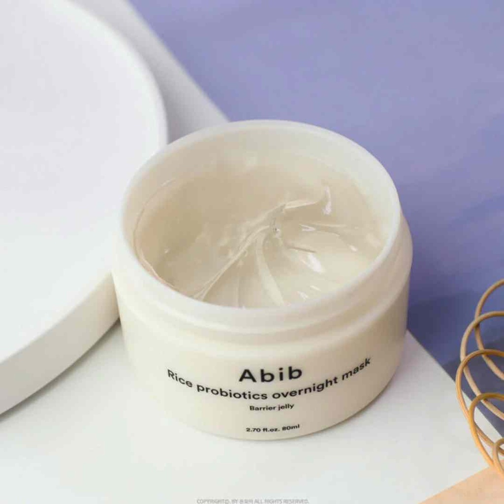 Abib Overnight Rice Probiotics Barrier Jelly Mask 80ml