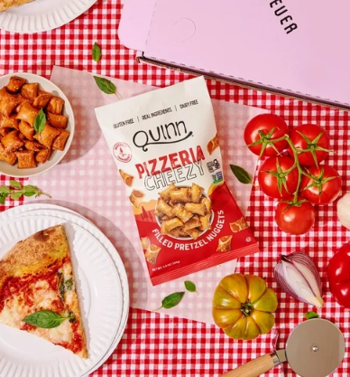 Quinn Cheesy Filled Pizzeria Pretzel Nuggest 5.8oz.