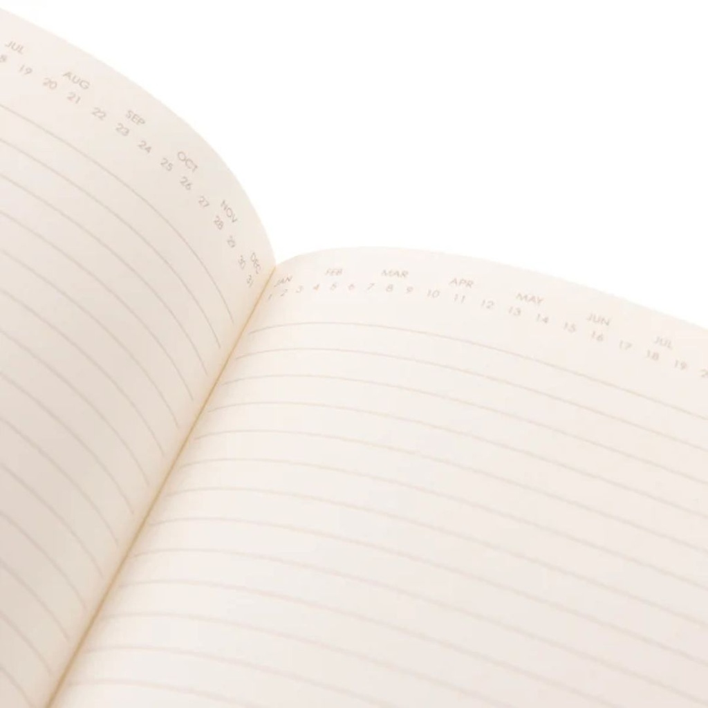 Apollo Brown Vegan Leather Journal 6in x 8in