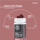 Known Brain Mushrooms Vegan Gummies 60CT