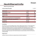 Known Brain Mushrooms Vegan Gummies 60CT