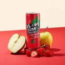 Flawsome! Lightly Sparkling Juice Drink Can Apple & Strawberry 250ml