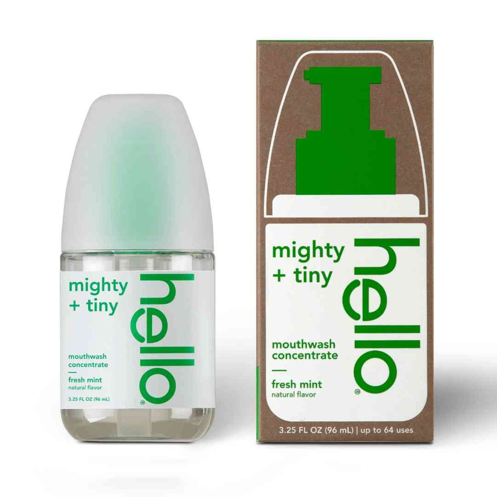 Hello Mouthwash Concentrate Fresh Mint 3.25oz