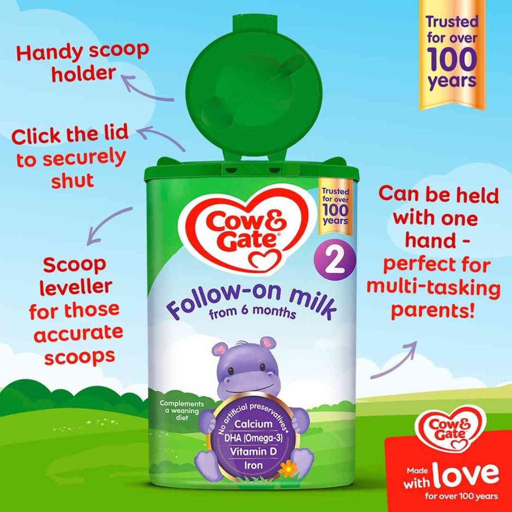 Cow & Gate 2 Follow On Baby Milk Formula 800g