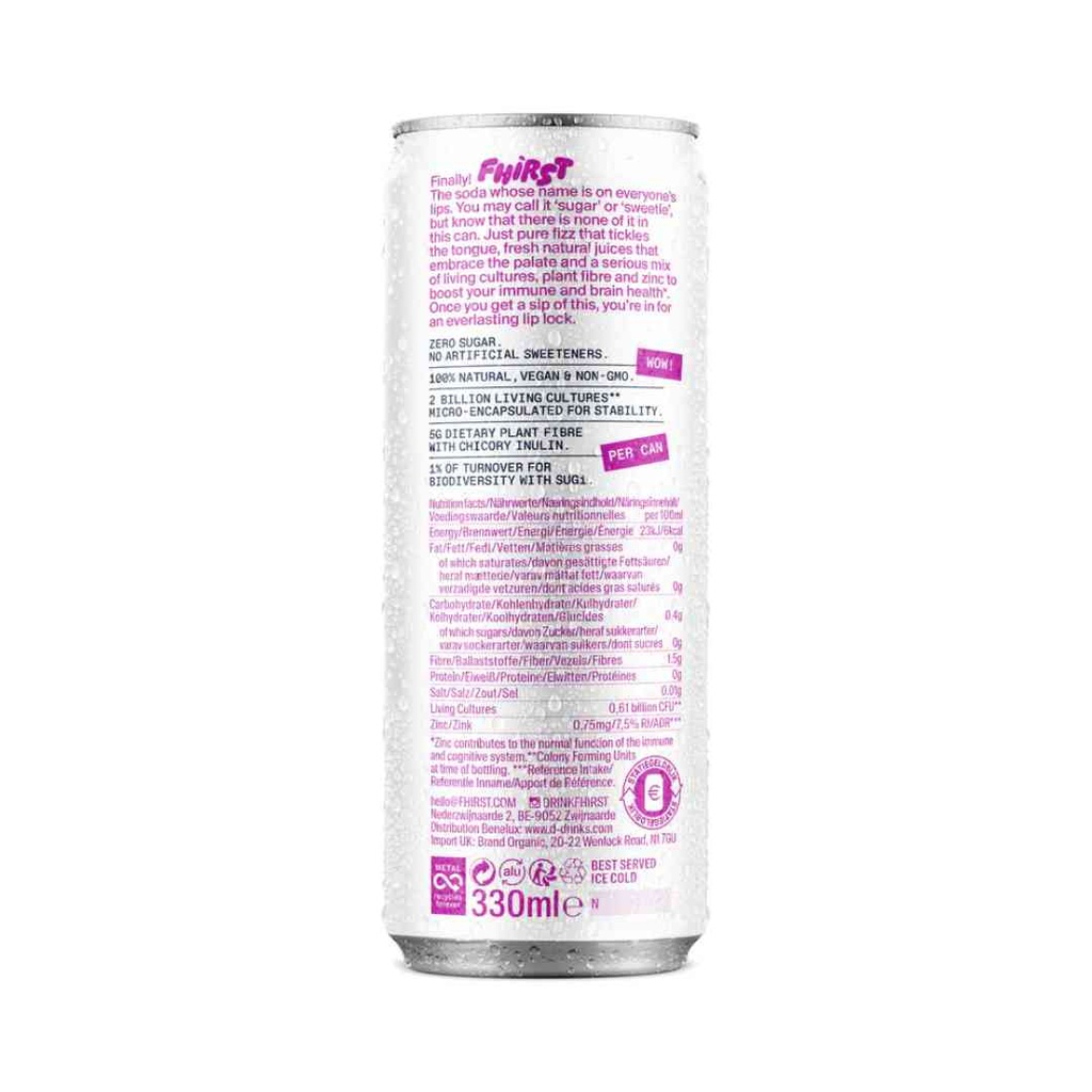 Fhirst Living Soda Passion Fruit 330ml