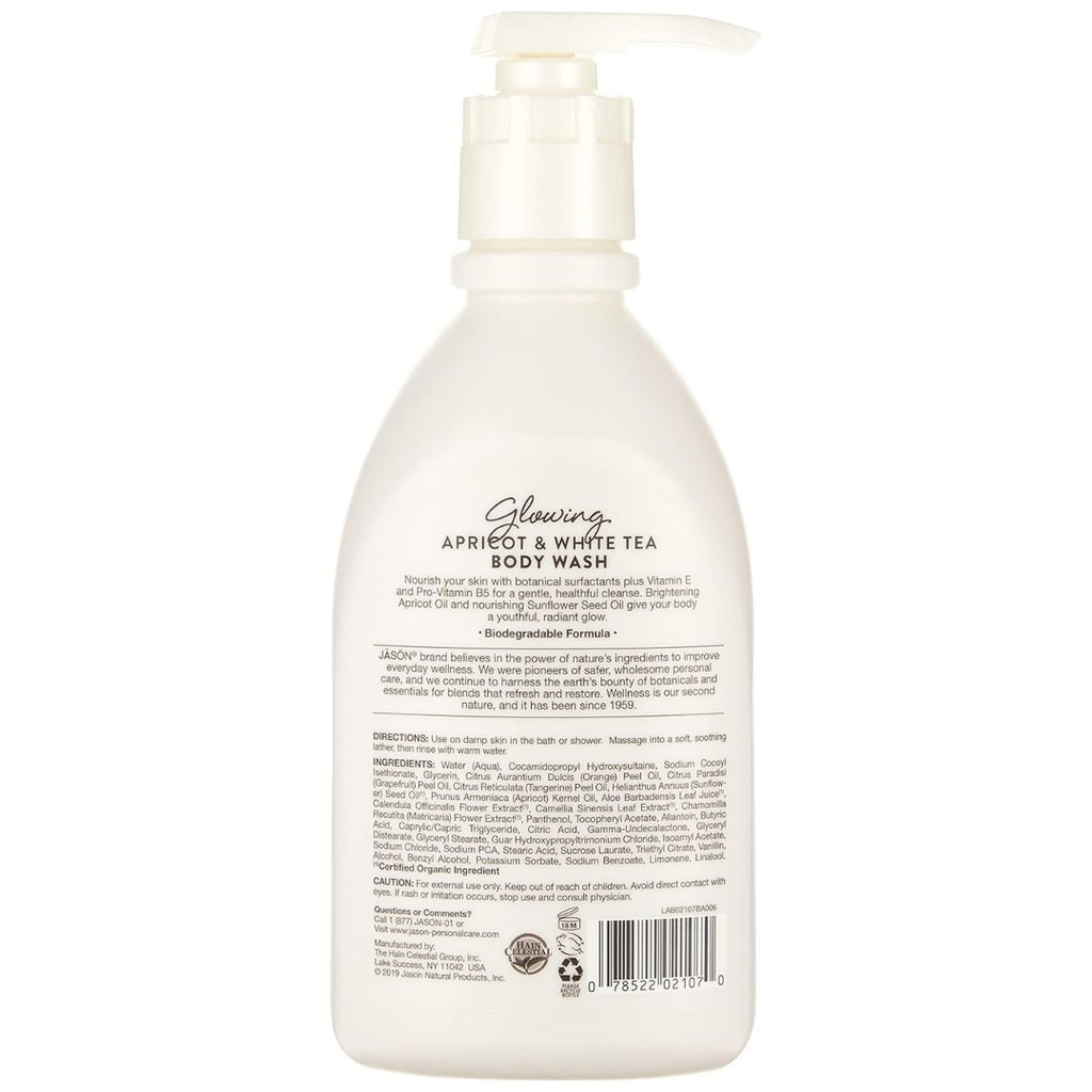 Jason Apricot & White Tea Body Wash 30oz