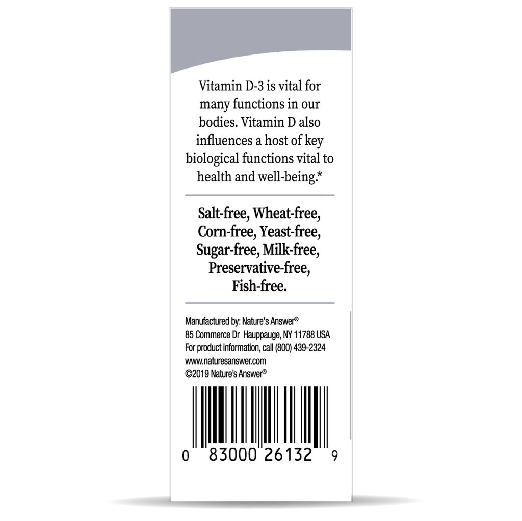 Nature's Answer Vitamin D-3 Drops 0.5oz