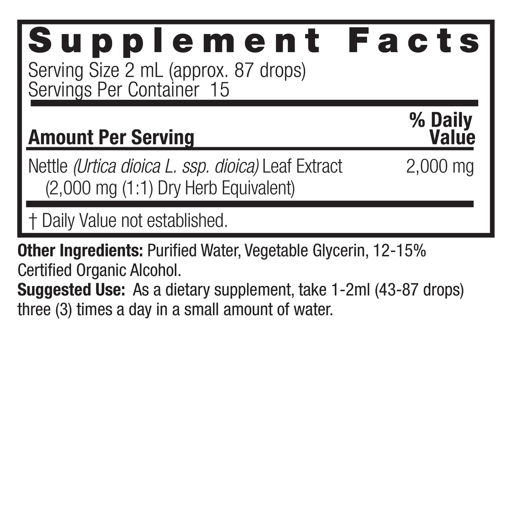 Nature's Answer Nettle Leaf 1oz