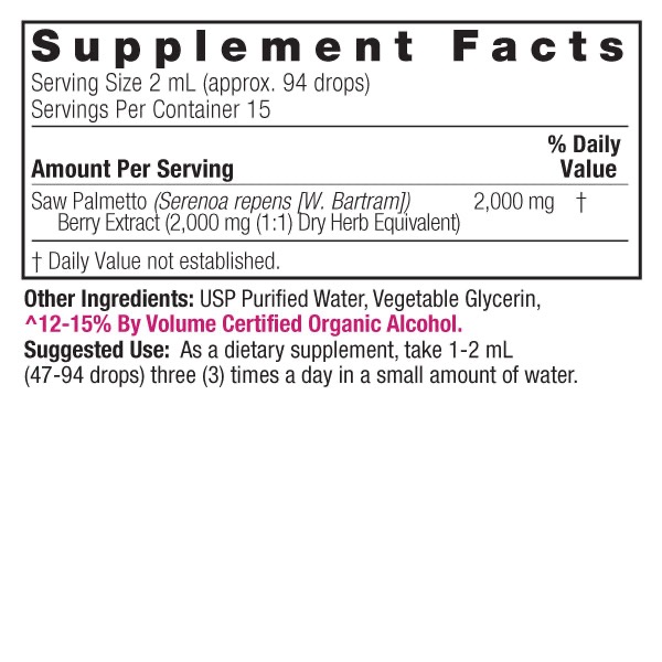 Nature's Answer Saw Palmetto Berry 1oz