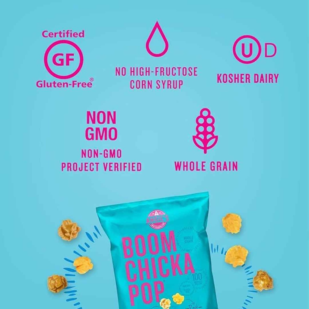 Boomchickapop Caramel And Cheddar Popcorn Mix 6oz