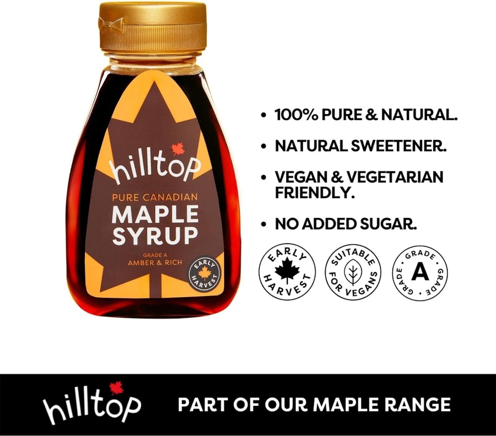 Hilltop Pure Canadian Maple Syrup 230g