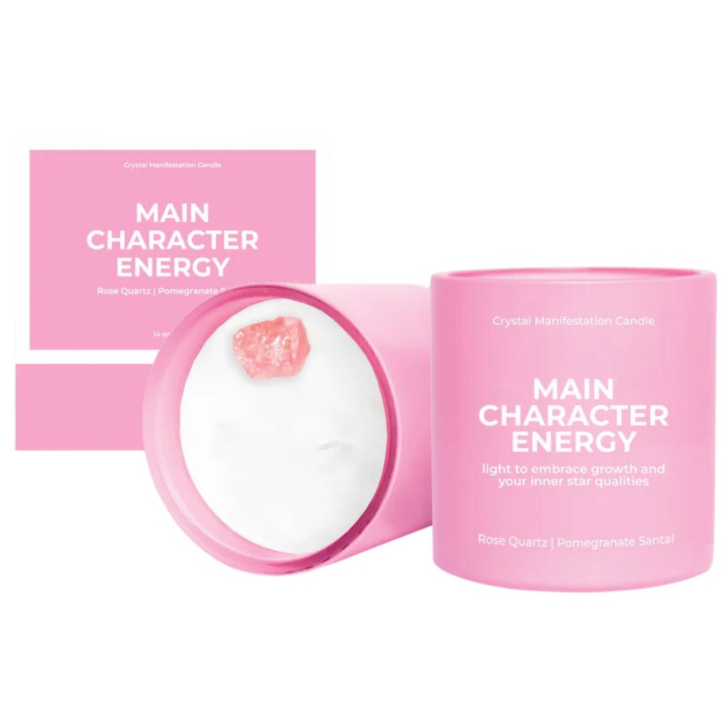 Main Character Energy Crystal Manifestation Candle
