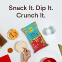 Biena Tasty Thins Chickpeas And Veggies Crisps Hawaiian BBQ 4oz