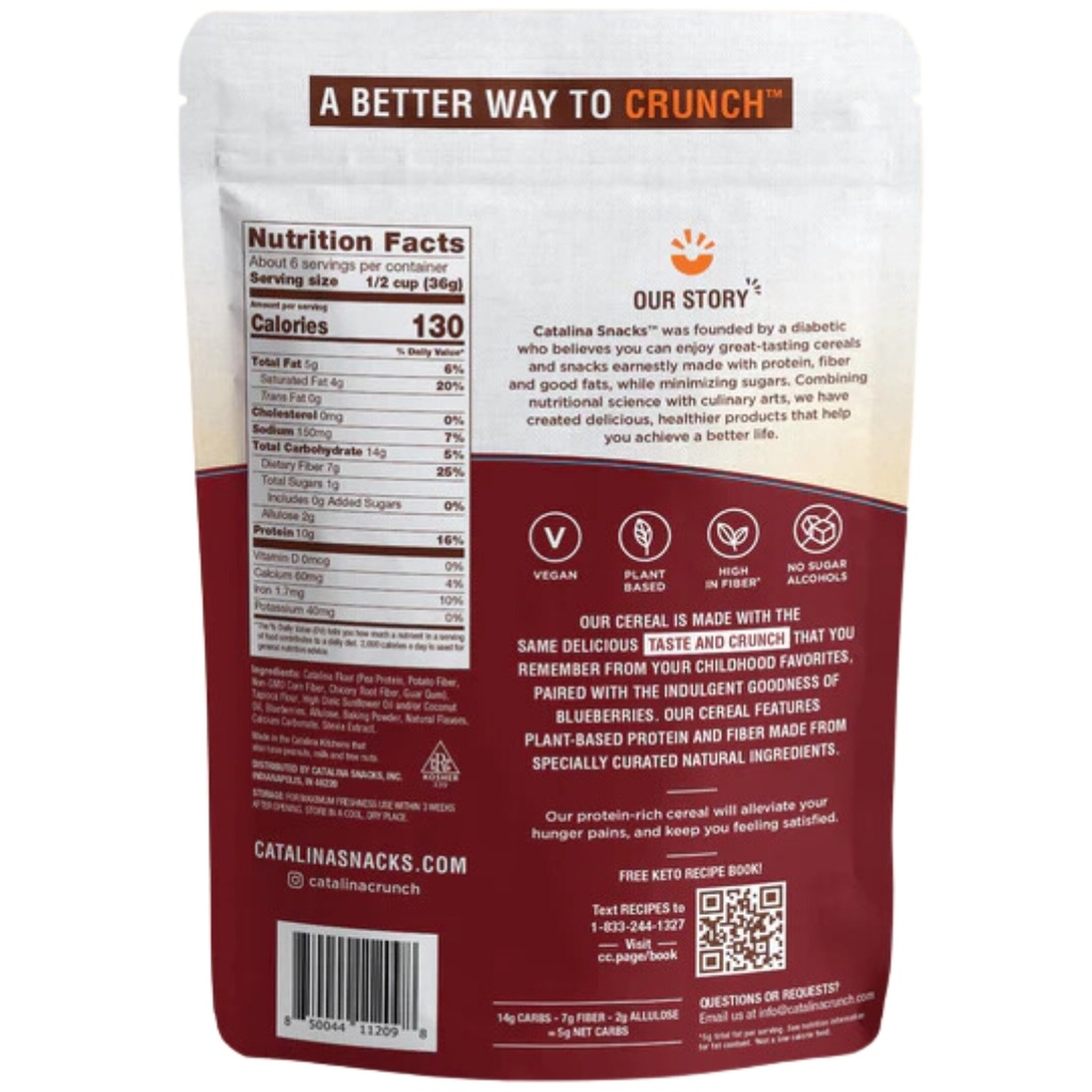 Catalina Crunch Blueberry Muffin Cereal 8oz