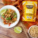 Miracle Noodle Keto Meal Thai Peanut Noodles Pouch 9.2oz