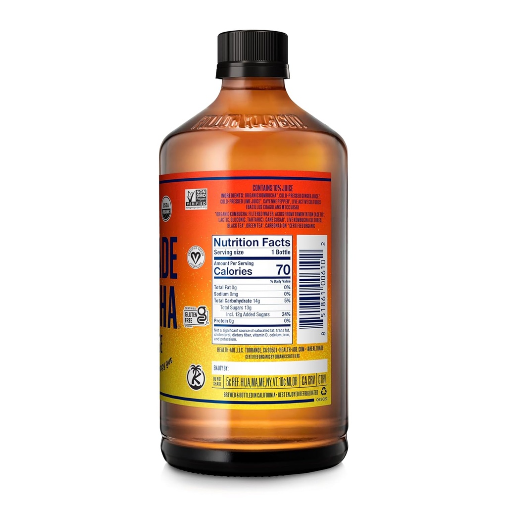 Health-Ade Kombucha Cayenne Cleanse 16oz