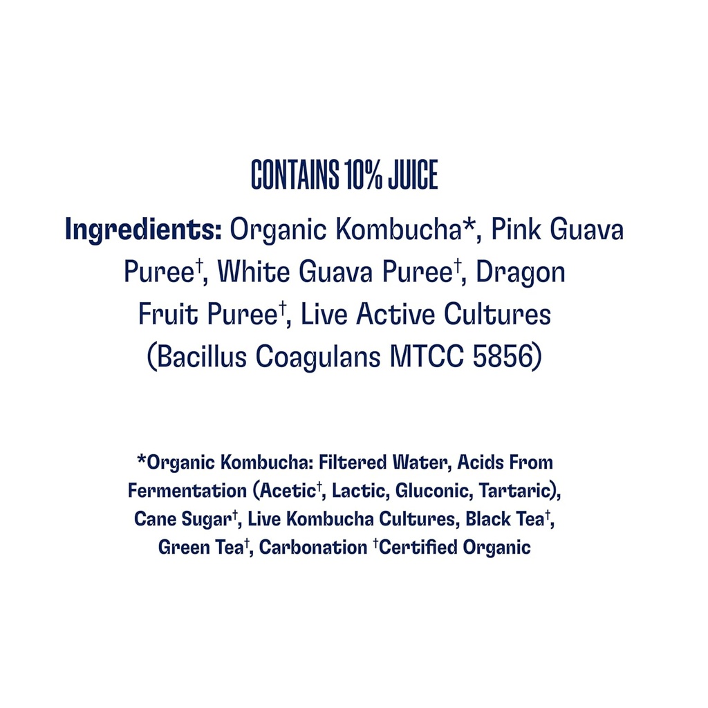 Health-Ade Kombucha Guava Dragon Fruit 16oz