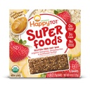 Happy Tot Organic Soft-Baked Oat Bar Bananas, Strawberries & Sunflower Butter 5 Pack 4.4oz