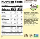 Lenny & Larry's Complete Cookie Lemon Poppy Seed 4oz