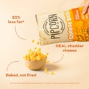 Pipcorn Cheese Balls Real Cheddar 1oz