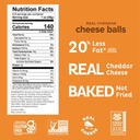 Pipcorn Cheese Balls Real Cheddar 1oz