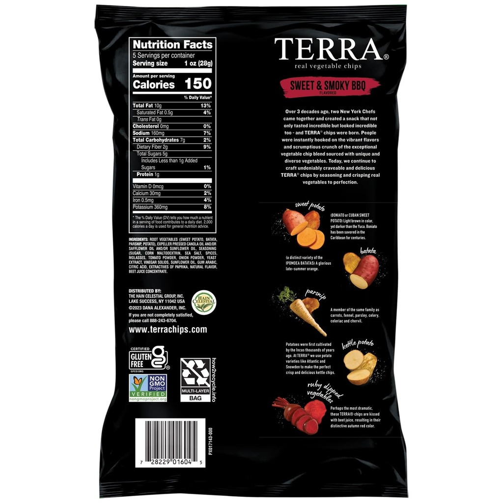 Terra Chips Sweet & Smoky BBQ 5oz