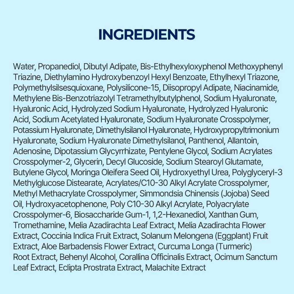 Torriden Dive-In Low Molecular Hyaluronic Acid Sun Cream