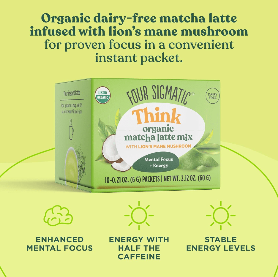 Four Sigmatic Organic Matcha Latte Lions Mane 0.21oz