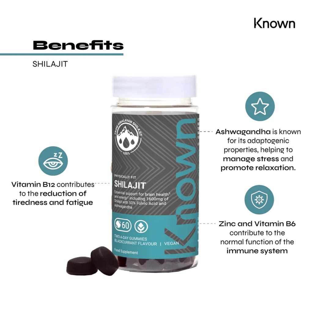 Shilajit Energy Support And Brain Health Gummies 60ct