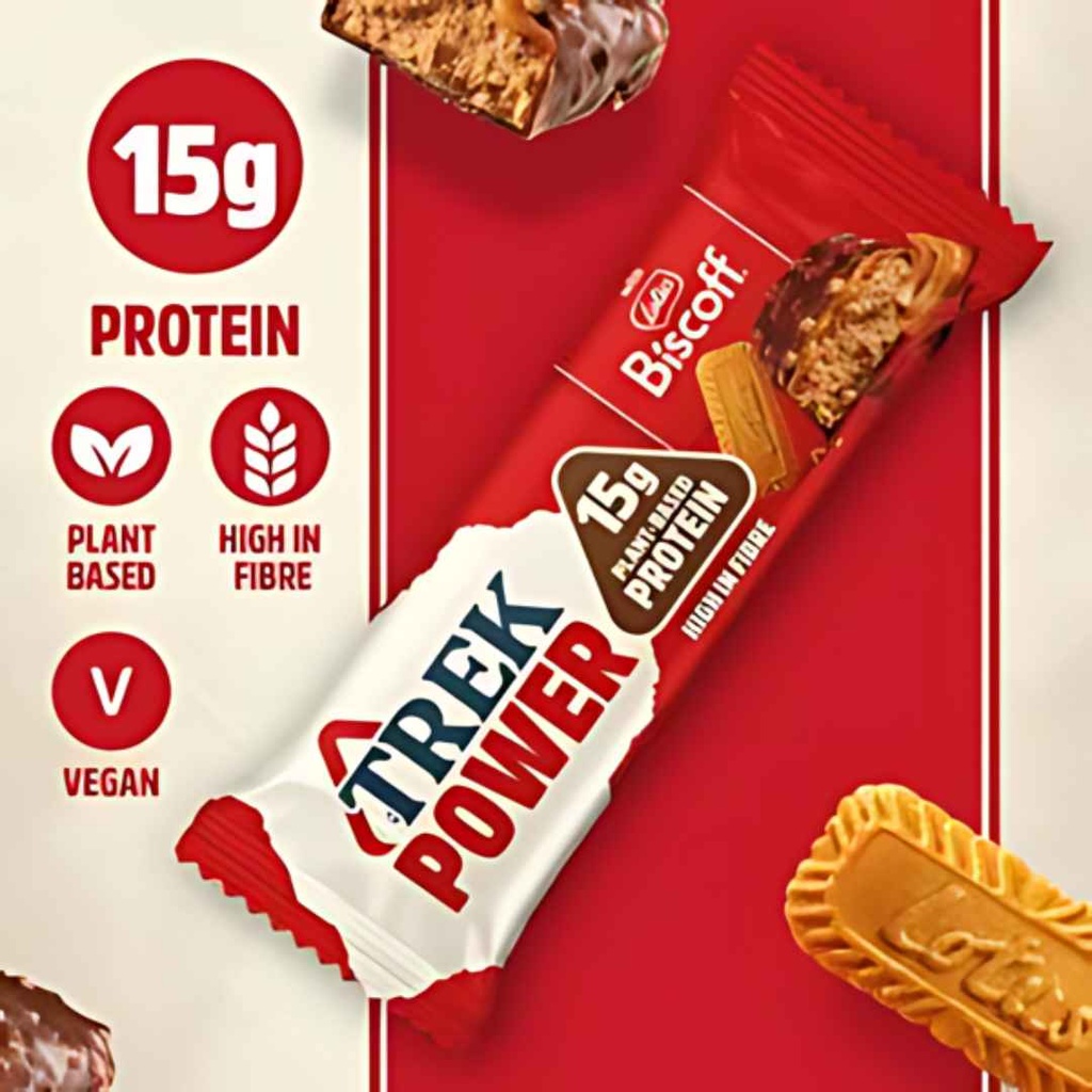 Trek Power Biscoff Protein Bar 55g