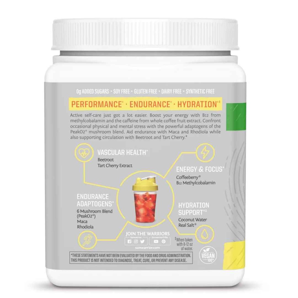 Sun Warrior Active Energy Pre-Workout Mango Lemonade 10oz