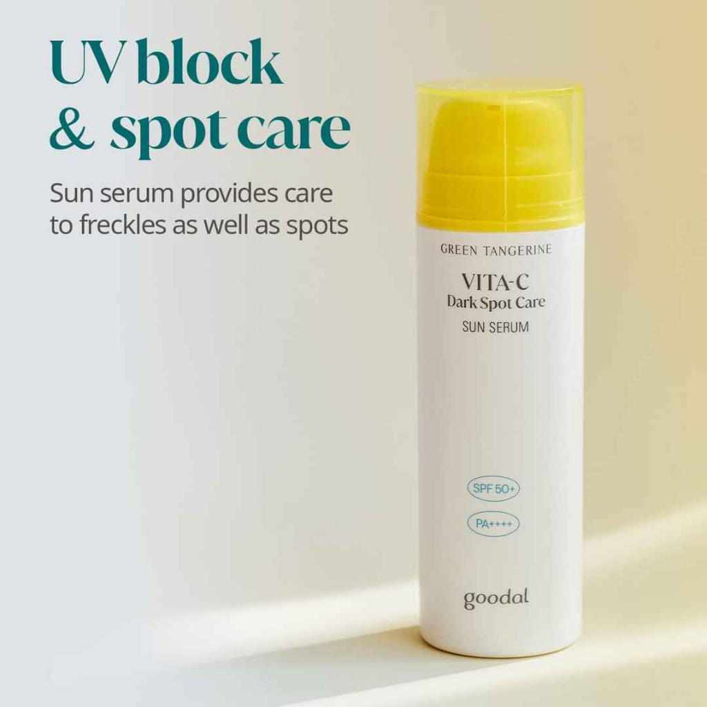Goodal Green Tangerine Vita C Dark Spot Care Sun Serum 50ml