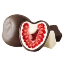 Tru Fru Frozen Raspberries In White & Milk Chocolate 5oz