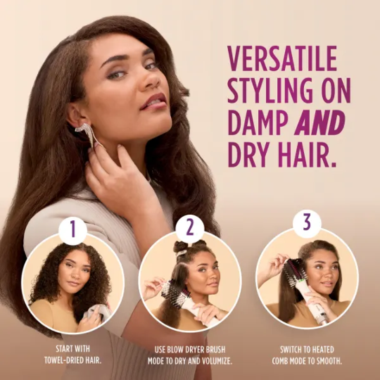 Shark SmoothStyle Heated Comb And Blow Dryer Brush