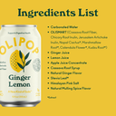 Olipop Ginger Lemon Sparkling Tonic 12oz