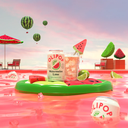 Olipop Watermelon Lime Sparkling Tonic 12oz