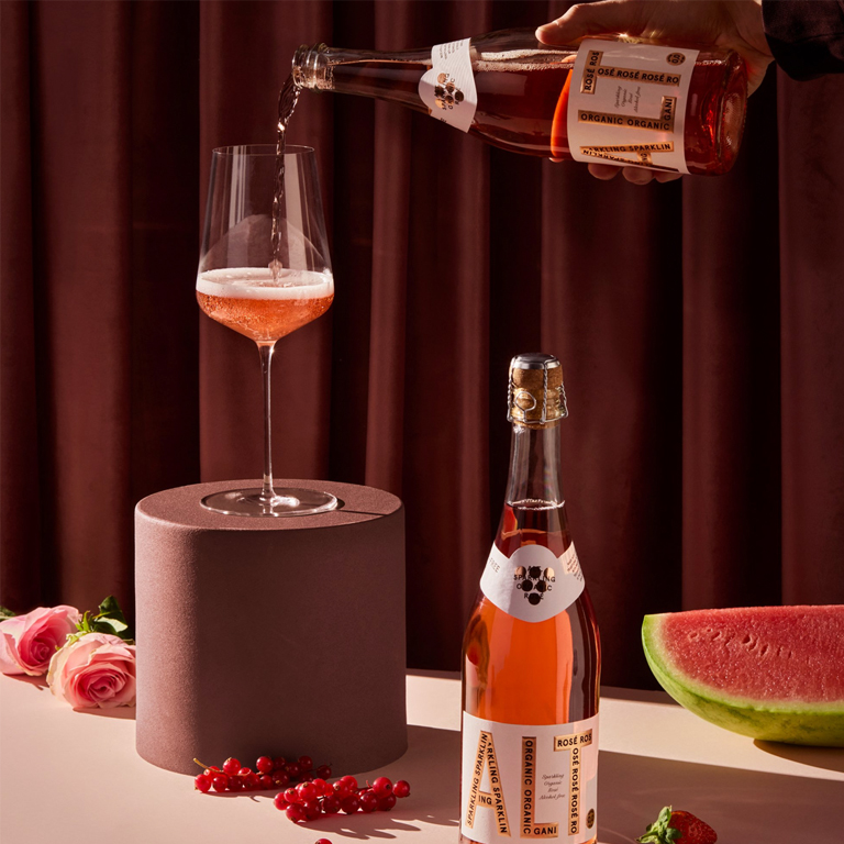ALT Alcohol Free Sparkling Organic Rose 750ml