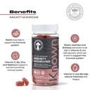 Known Immunity Mushrooms Vegan Gummies 60CT