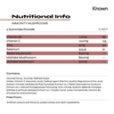 Known Immunity Mushrooms Vegan Gummies 60CT