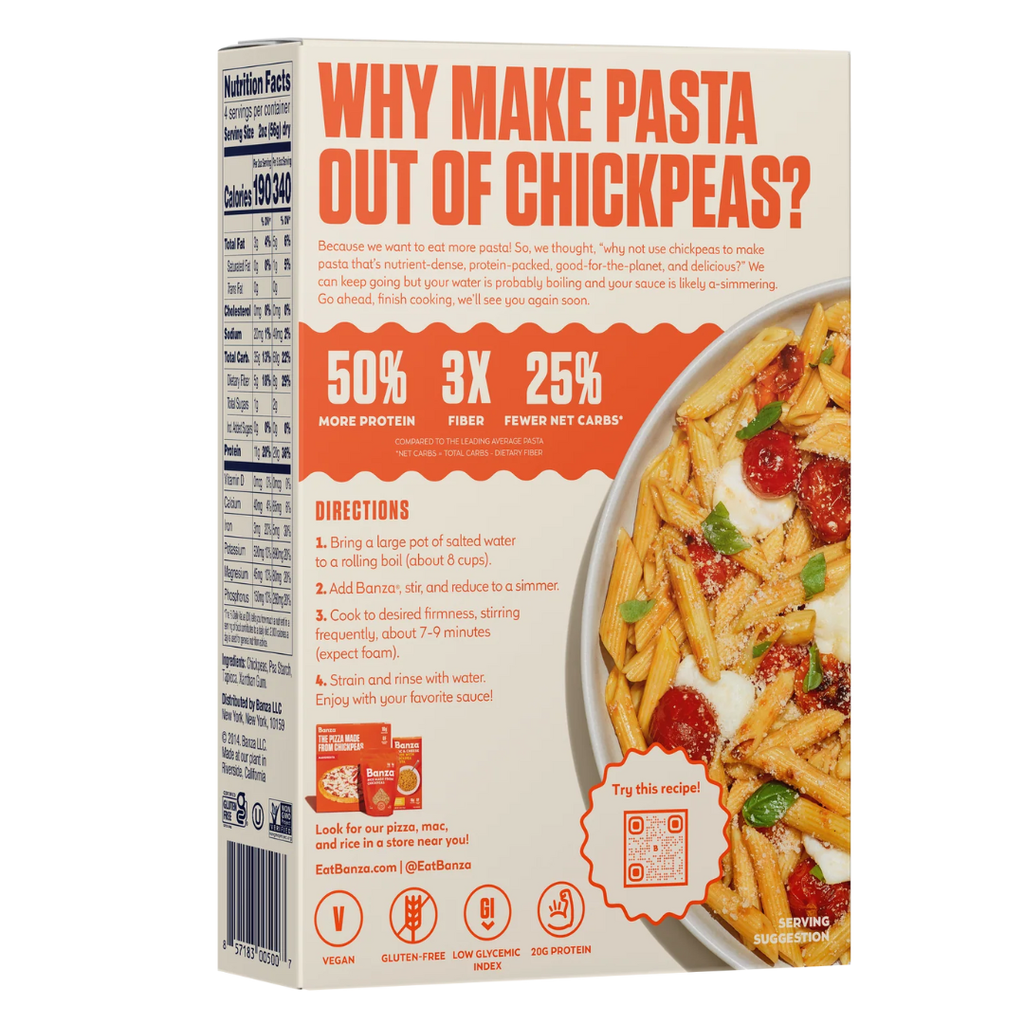 Banza Chickpea Penne Pasta 8oz