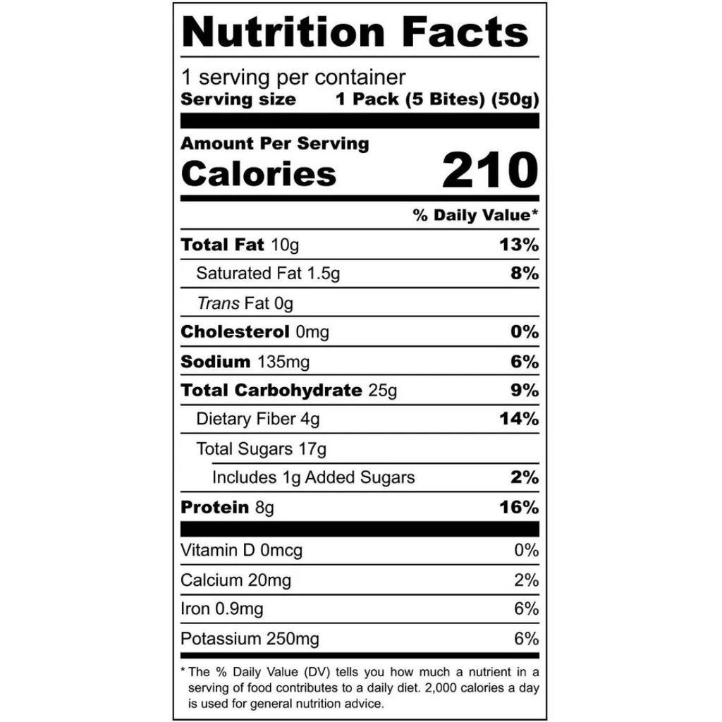 Chia Smash Snack Bites Peanut Butter & Grape Jam 1.8oz