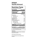 RxBar Vanilla Almond Protein Bar 1.83oz